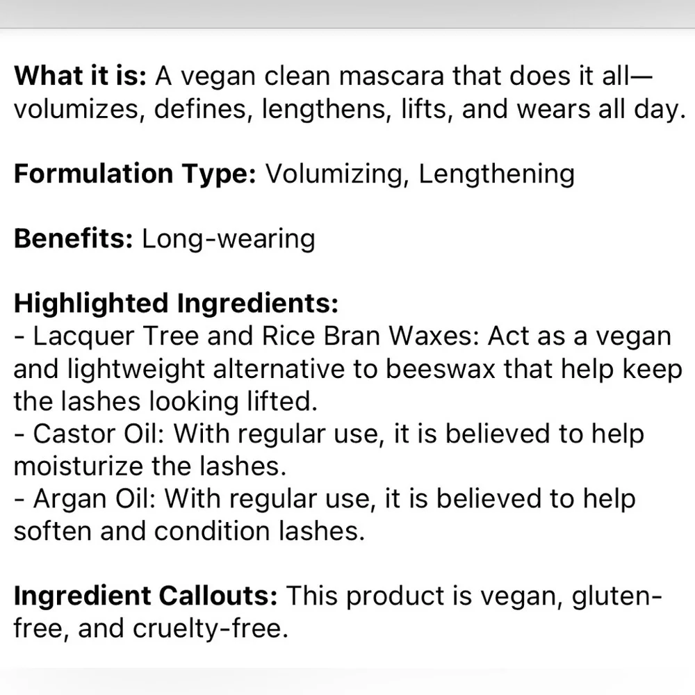 🌿 LAWLESS The One & Done Volumizing Mascara